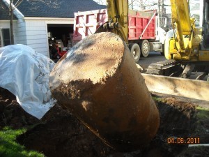 underground oil tank removal